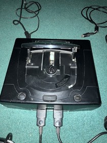 Sega Saturn 1996 Black Console Original Box Inserts 6 Different Games Tested