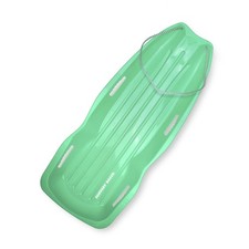 Downhill Xtreme Toboggan Snow Sled 60 in Orange Winter Fun Strong