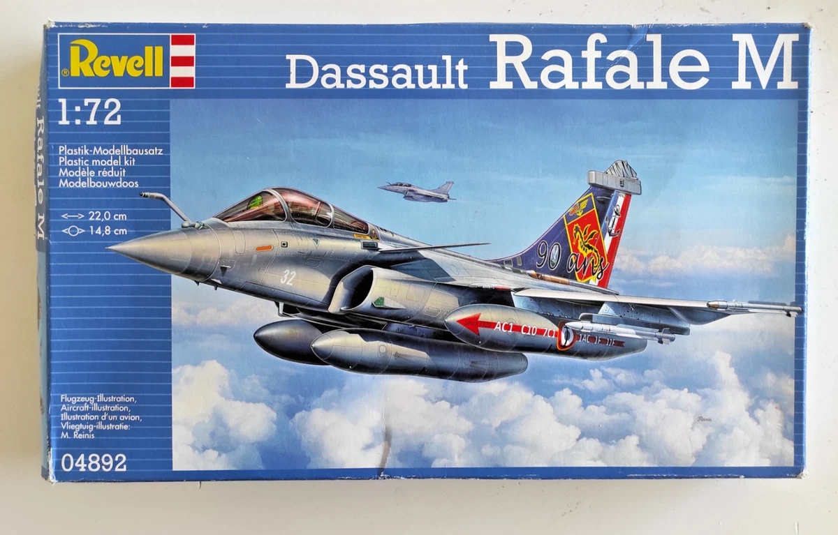 Miniature Avion Rafale Armée De L'Air - 15cm, Grise, Fabrication Française