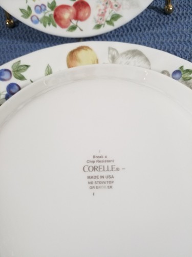 Corelle CHUTNEY Swirl Obst Muster 6 Stück Abendessen 10,25", Salat/Brot/Wüste 7,25" - Bild 3 von 3