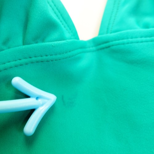 Green One Piece Swimsuit XS Swim Beach Halter Cheeky Bathing Suit Old Navy - Picture 7 of 10