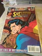 Superman,The Man Of Steel #35, 1st Static In Main DCU, Worlds Collide Pt.1, 1994