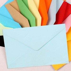 100pcs Coloured Envelopes Greeting Cards Wedding Invitations Diy