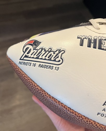 2004 Tom Brady New England Patriots Snow Bowl Collectible Football 7-9lbs NFL - Picture 7 of 10