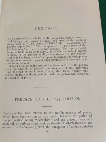 The Poetical Works Of ELIZABETH BARRETT BROWNING W/ Memoir 1904 Frowde Oxford - Picture 5 of 7