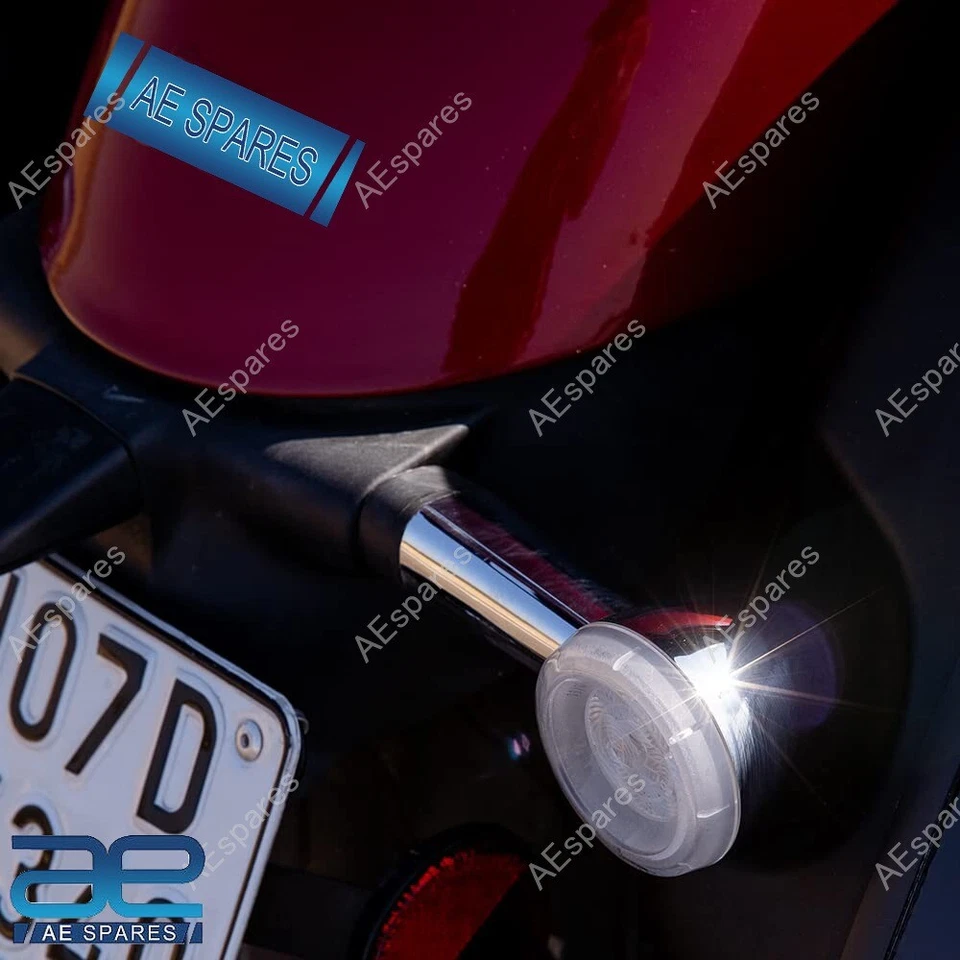 Indicatori LED Argento Per Royal Enfield Super Meteor Shotgun 650 KXA00263 GEC - Immagine 3 di 4