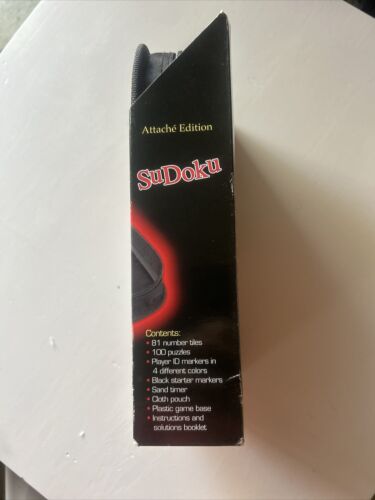 Sudoku Attache Edition Pressman 2006 Game - Picture 5 of 7
