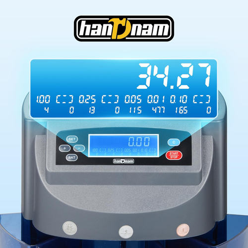 Coin Counter Machine, Electric Coin Sorter Sort 270 Coins/Minute, USD Change Cou - Picture 3 of 12