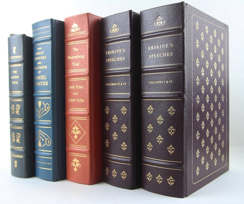 Four Legal-Courtroom Classics Five Full Leather Volumes Scopes Webster Erskine - Imagen 21 de 21