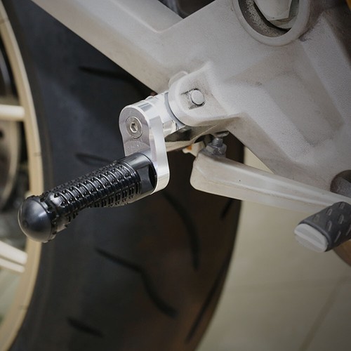 Black MPRO Front 25mm Lowering Foot Pegs For MT-09 Tracer 15 16 17 18 19 20 - Picture 5 of 7