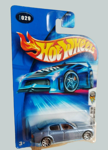 2004 Hot Wheels First Editions Maserati Quattroporte #29/100 1:64 Blue C2729 MT! - Picture 4 of 11