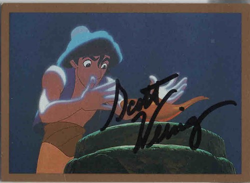 SCOTT WEINGER - Aladdin - Aladdin - Autograph Trading Card