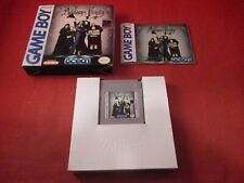 The Addams Family (Nintendo Game Boy, 1991) COMPLETE w/ Box manual game WORKS!