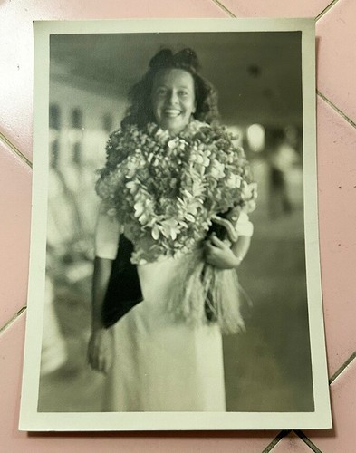 Lot SS Matsonia to Honolulu 1939 Ladies w/Leis Passenger List Race Card Minstrel - Picture 3 of 10
