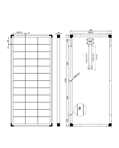enjoysolar® Monokristallin 50W-200W 12V schwarz Solarmodulpanel FULLBLACK-0%MwSt - Bild 22 von 43