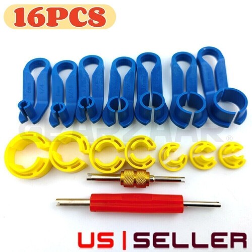 16PC AC Disconnect Fuel Line Disconnect Tool Set – Car Removal Tool Kit US STOCK