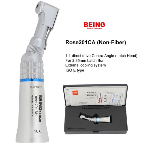 BEING Dental Low Speed Contra Angle Handpiece Latch Push Button 2.35mm 1.6mm NSK - Picture 20 of 71