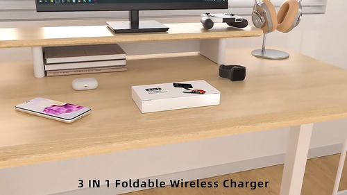 3 In 1 MagSafe Wireless Charger Stand For iPhone Apple Watch Air Pods - Video 1 of 1