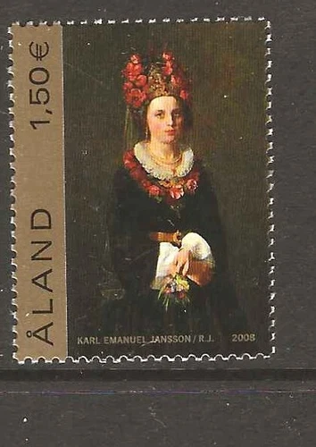 Aland Finland 2008 painting MNH (f301)