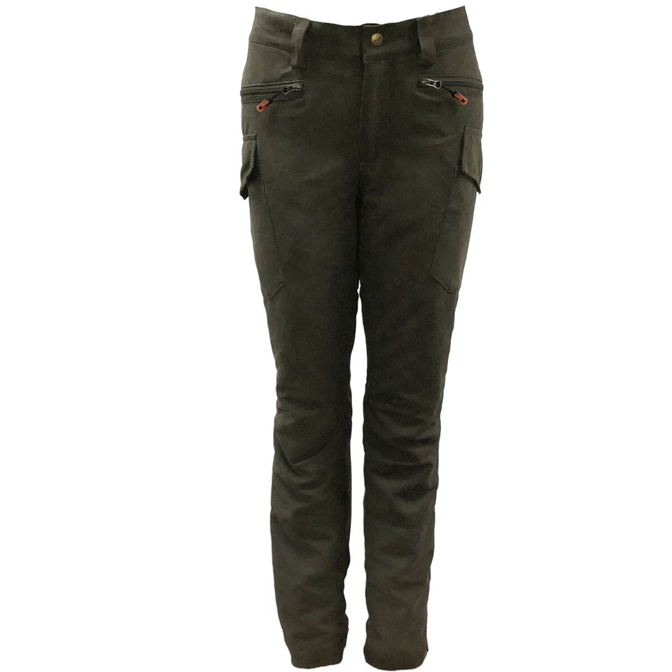 Game Ladies Elise Waterproof Trousers Multipocket Hunters Green Womens Pants - Image 2 of 4