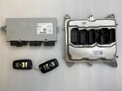 BMW F25 X3 series N20 ENGINE COMPUTER DME CONTROL UNIT CAS IGNITION KEY SET OEM✅ - Picture 1 of 4
