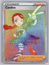 Pokemon TCG SWSH Silver Tempest #204/195 Candice (Secret) NM