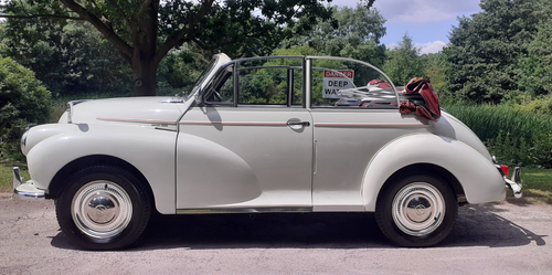 1959 MORRIS MINOR CONVERTIBLE ~ RARE PEARL GREY ~ SUPER WEDDING CAR ~ LOVELY!!!! - Picture 4 of 23