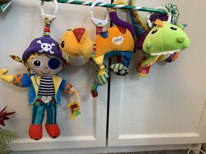 lamaze spiral pram toy