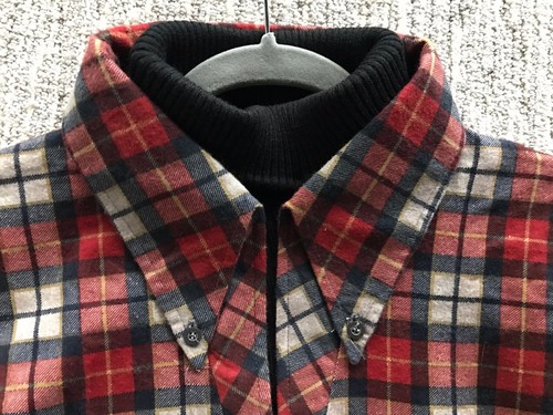 Camisa Vintage FLANELA DAVID HARRISON AÑOS 70 80 Leñador Grunge Cuadros Para Hombres L - Imagen 2 de 5