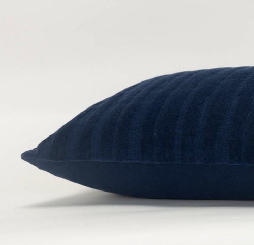Dark Blue 14 X 26 Rectangle Pillow Cover Zipper - Rizzyhome - Picture 2 of 4
