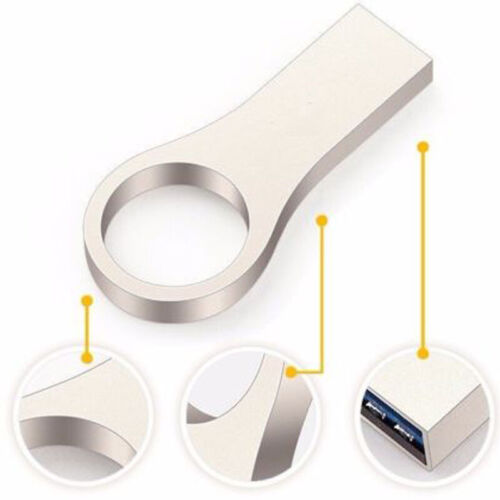 2TB 256GB Metal Mini Ring USB 2.0 Flash Drive Memory Stick Pen U Disk KeyThumb - Picture 3 of 15