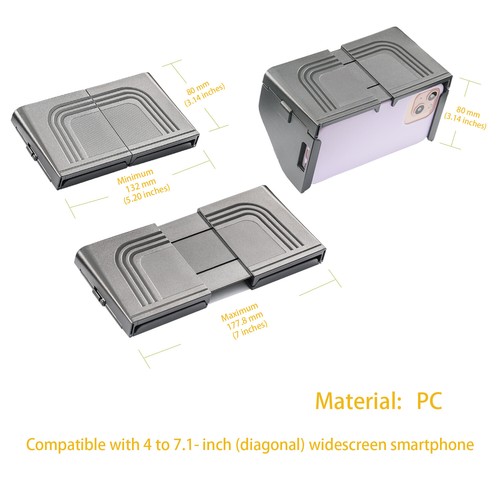 Universal Foldable Sun Shade Visor for Drone Controller, iPhone, Galaxy,Mate Pro - Picture 3 of 9