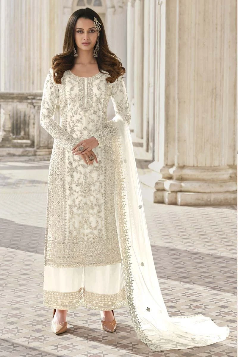 Anarkali Salwar Bollywood Heavy Indian Designer Suit Dress Bridal New Year Gown