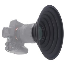 Universal Photo Ultimate Camera Lens Hood Anti-Glass Silicone Rubber Reversible