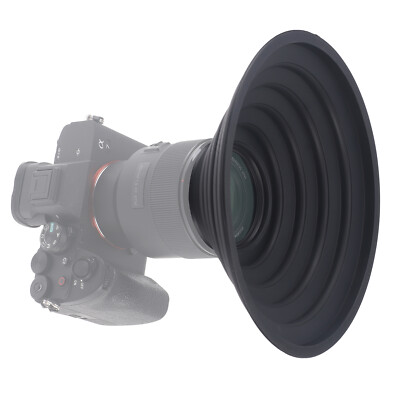 Collapsible Lens Hood Silicone Anti-Reflective Fr Camera Image Video  Photography