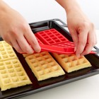 Waffle Maker Oven Mold Tray Silicone Pan Cookies Bakeware DIY Maker Kitchen
