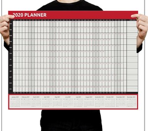 details about 2020 a0 a1 a2 a3 sizes full year wall planner calendar home office work jan dec work calendar 2020