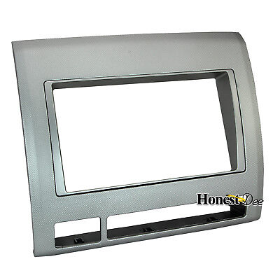 Scosche TA2053B Gray Double Din Radio Install Dash Kit for 05-08 Toyota Tacoma