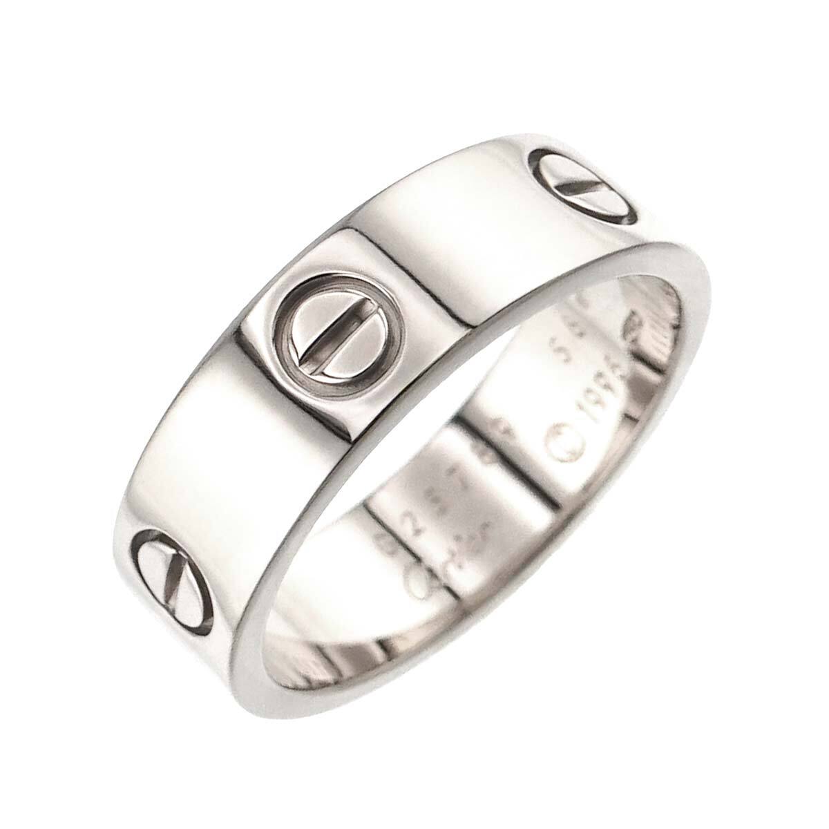 Cartier 750 ラブリング サイズ58 Cartier Love Ring 18K White Gold 750 size58 8-8.25(US