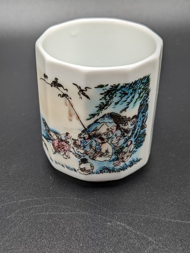 Vintage Sake Tasse 6er Set Made in Korea - Bild 7 von 12
