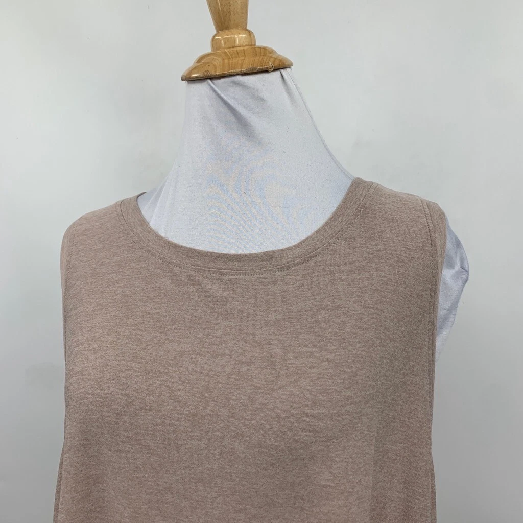 beyond-yoga crew low cut armholes athletic stretch tank-top