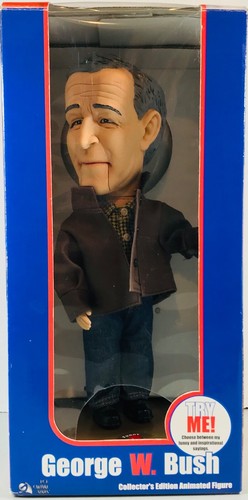 George W Bush Collector’s Edition Animated Figure Gemmy Pop Culture Talking Doll