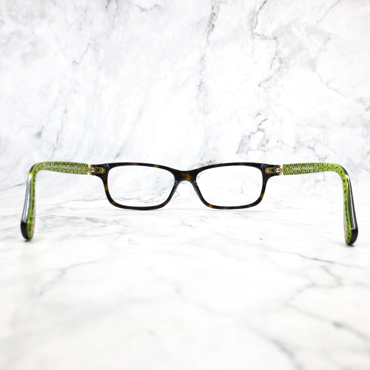 Coach HC6052 (Fannie) 5232 Eyeglasses Dark Tortoise Green Coach HC6052 (Fannie) 5232 Eyeglasses Dark Tortoise Green