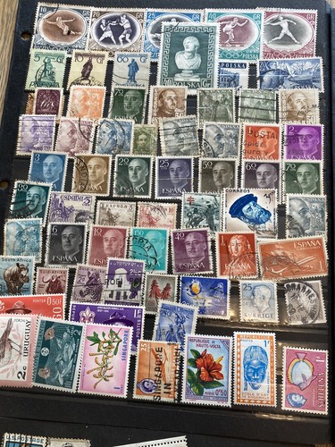 Lote de estampillas postales internacionales 600 más colección de estampillas de la década de 1960 - Imagen 2 de 12