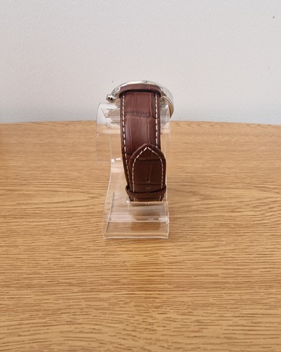 LORUS Watch W16231 - RM337DX9 Blue Dial Chronograph Brown Strap - Picture 4 of 7