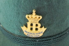HB Hofbrauhaus Munchen  with Crown Oktoberfest/German Hat Pin