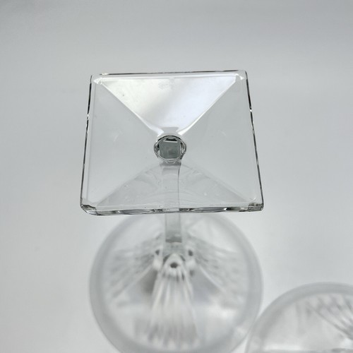 Waterford Crystal Clarion Martini Glass Square Base 2pc Set - Imagen 11 de 15