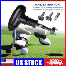 Golf Deluxe Spike Wrench Remover Tool Golf Shoe Cleats Ratchet Key Handle US NEW