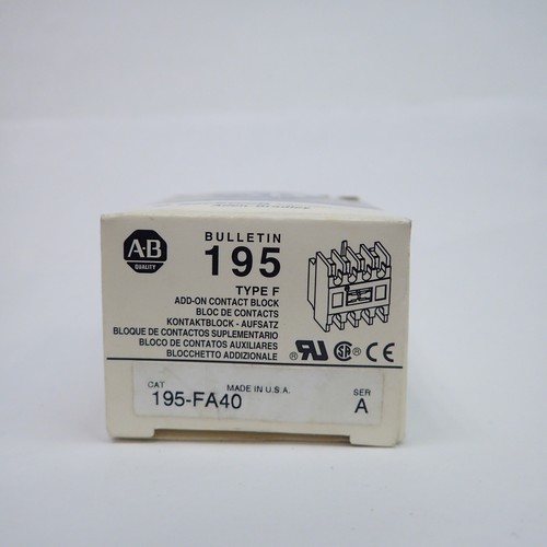 LOT OF ALLEN BRADLEY FLEX I/O 1794-IA8 SERIES A, 1794-OA8 SERS A, 195FA40 TYPE F - Picture 5 of 7