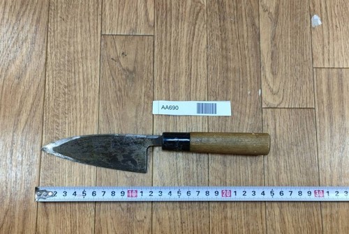 Japanese Chef's Kitchen Knife DEBA Vintage HAND MADE from Japan 114/245mm AA690 - Picture 5 of 17